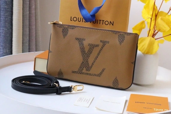 Cheap LOUIS POCHETTE VUITTON DOUBLE ZIP 0709